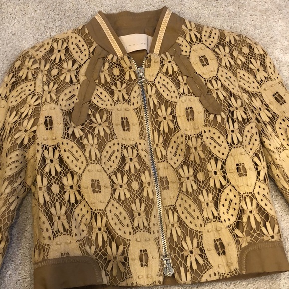 SCHUMACHER OPEN BROCADE CROPPED JACKET - Picture 9 of 9